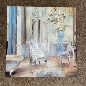 Boudoir bath canvas